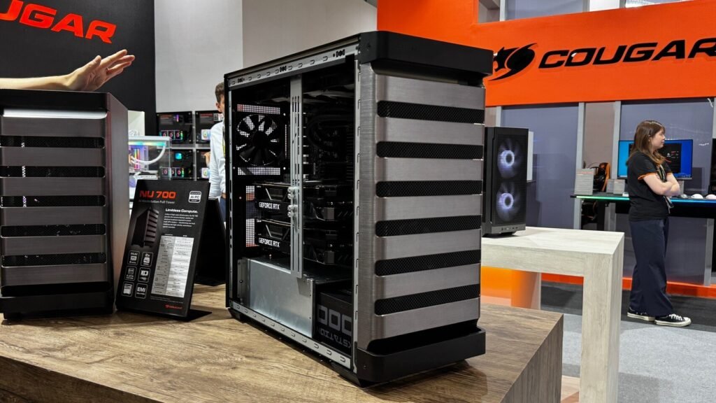 Cougar Unveils New AI Workstation NU-series PC Cases and Prototype WS Series PSUs at Computex 2026
