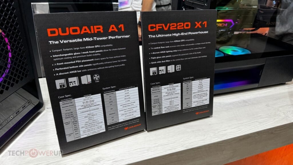 Cougar's New Mid-Tower Gaming PC Cases Hide Airflow in Aesthetic Cutouts