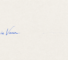 Two signatures, one signature visbible in clear blue ink, a second signature faded, barely visible.