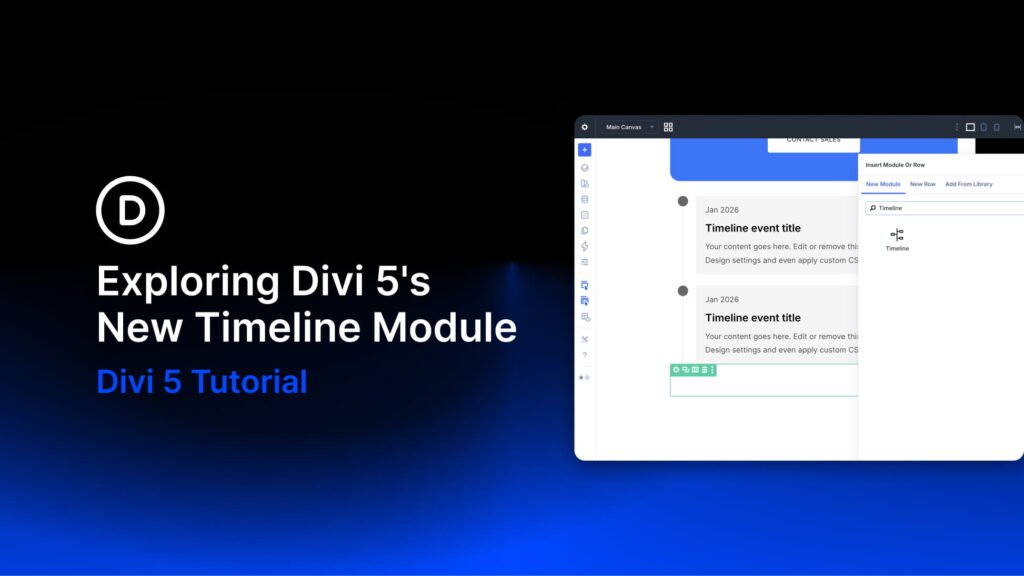Exploring Divi 5’s New Timeline Module