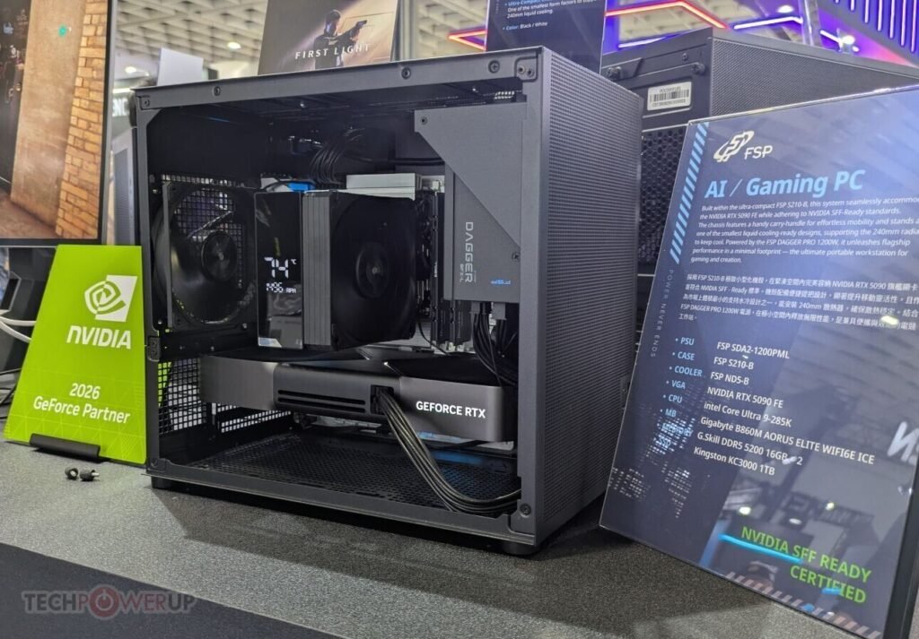 FSP Brings PC Cases, Workstations and Racks at Computex 2026
