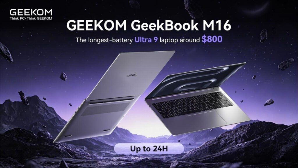 GEEKOM Launches the New GeekBook M16 Laptop