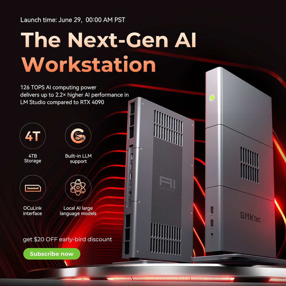 GMKtec Launches EVO-X3 Compact AI Mini PC Workstation