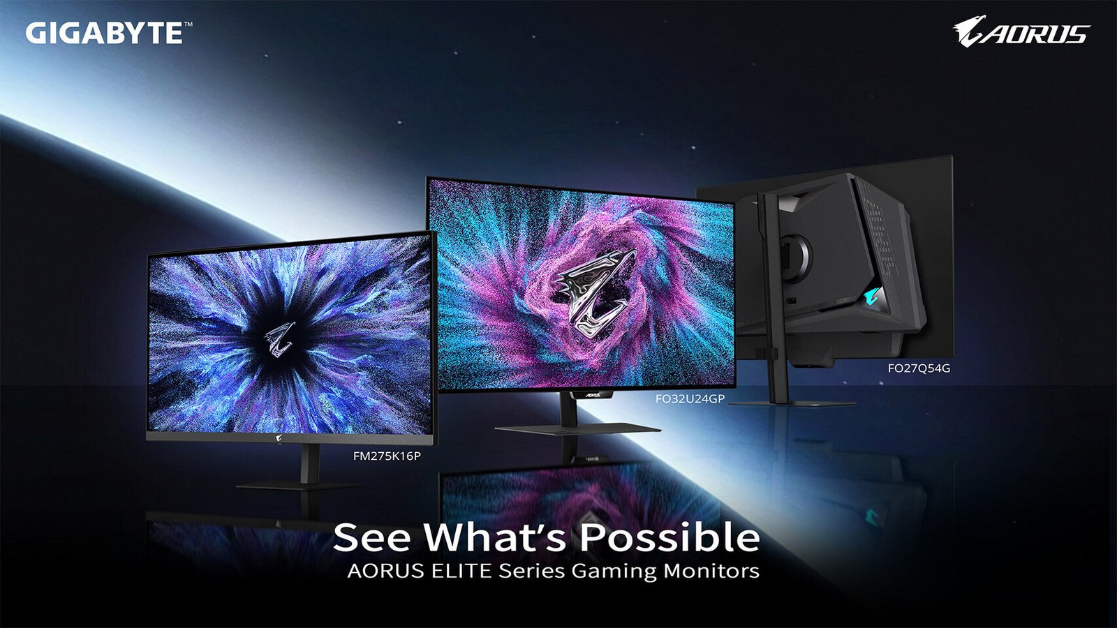 Gigabyte Introduces the AORUS ELITE Series Gaming Monitors with OLED or Mini LED Panels