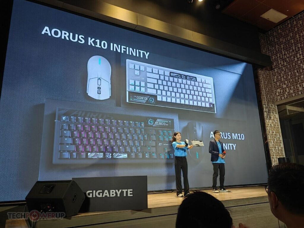 Gigabyte Showcases AORUS INFINITY Keyboard and Mouse Series at Computex 2026