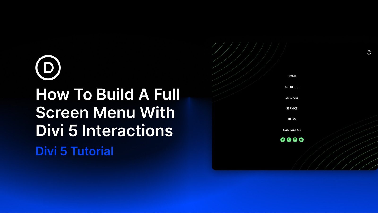 How To Build A Full-Screen Menu With Divi 5 Interactions
