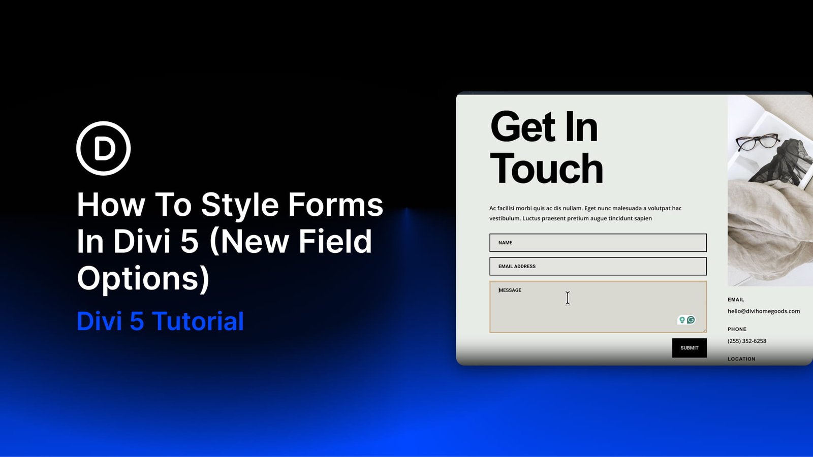 How To Style Forms In Divi 5 (New Field Options)