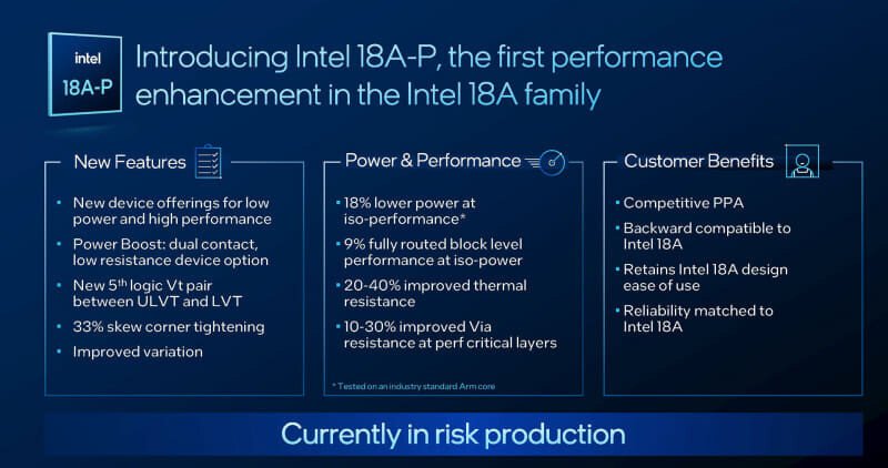 Intel Details 18A-P Foundry Node Powering Next-Gen Xeon "Diamond Rapids" Processor