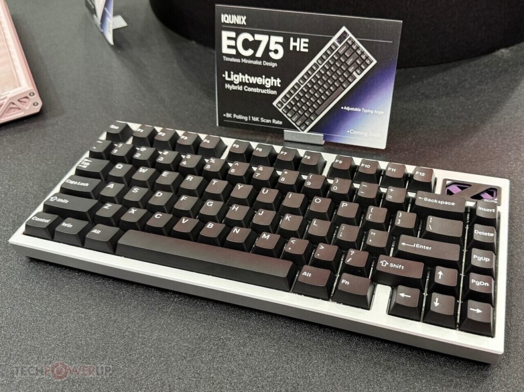 Iqunix Introduces Its First 75% HE Keyboard, Shows "Ultra-Lightweight" Gaming Mouse at Computex 2026