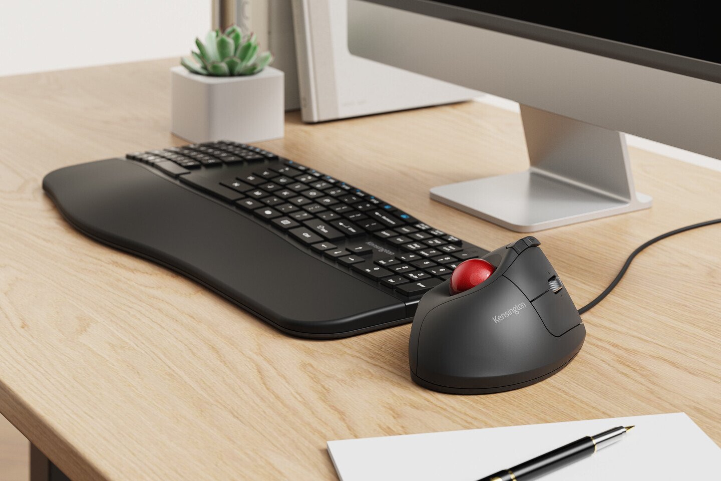 Kensington Introduces Pro Fit Ergo TB675 Vertical Wired and Wireless Trackballs