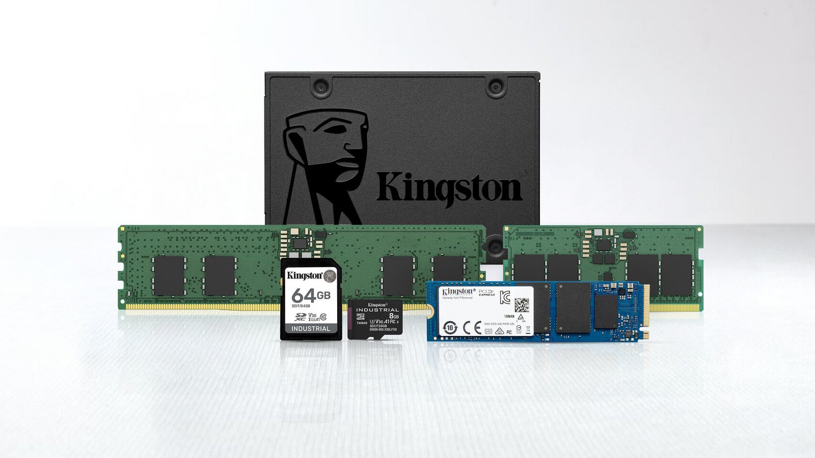 Kingston Technology Highlights Design-In Memory, Industrial SSD, and Embedded Solutions for Next-Gen Applications