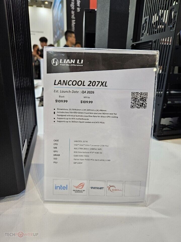 Lian Li at Computex 2026: New Lancool, O11, and Wood Panel Cases