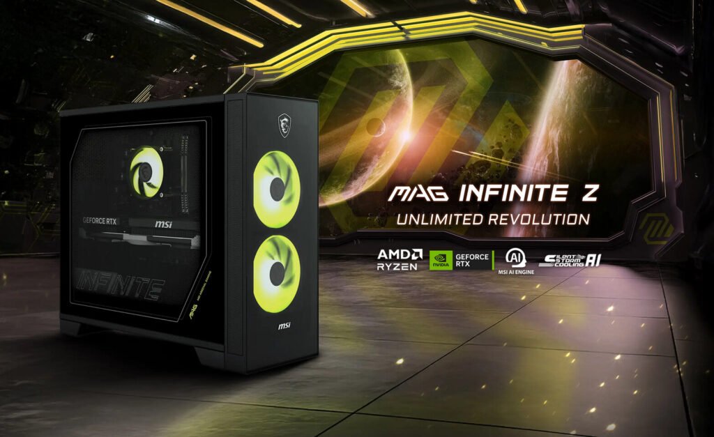 MSI Introduces the MAG Infinite Z: AMD Ryzen 9000 Performance in a Compact 25L Gaming Tower