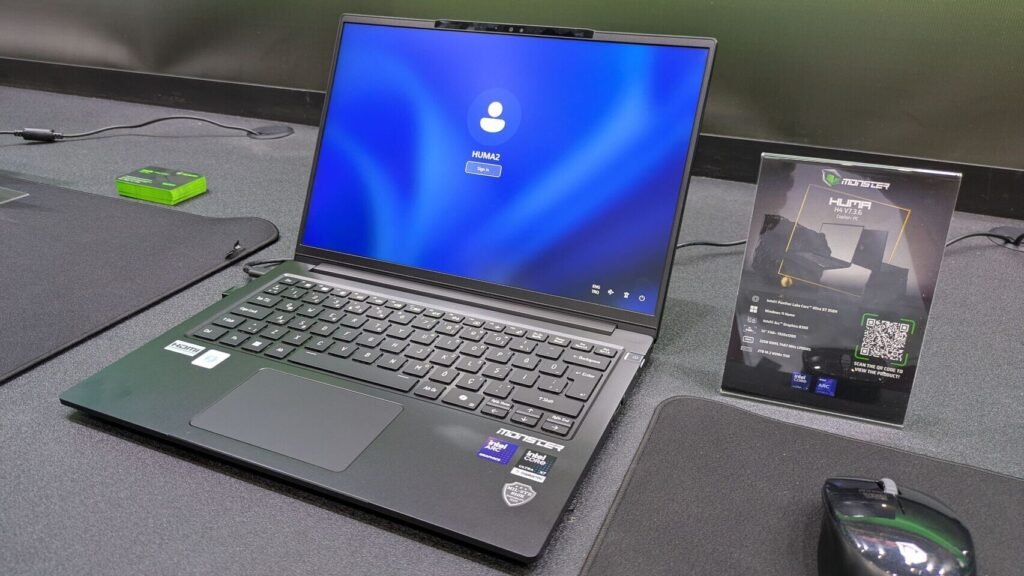Monster Notebook Brought Several New Laptops to Computex 2026, Including an 18-inch Gaming Beast