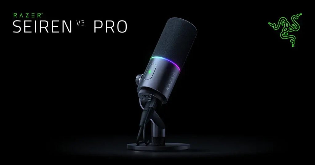 Razer Introduces Seiren V3 Pro Professional-Grade Dynamic Microphone
