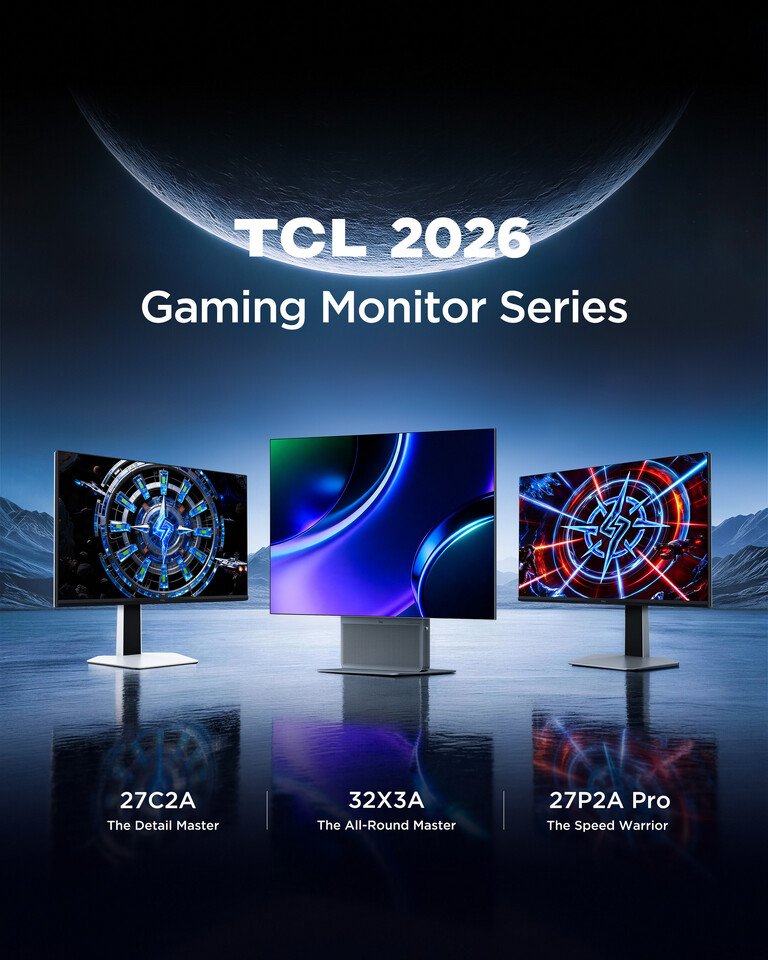 TCL Unveils Expanded Monitor Lineup in Europe, Including its First Flagship OLED+ Monitor