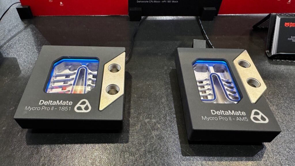 Thermal Grizzly Shows New DeltaMate CPU Blocks and First DeltaMate Purrformate Fan Series at Computex 2026