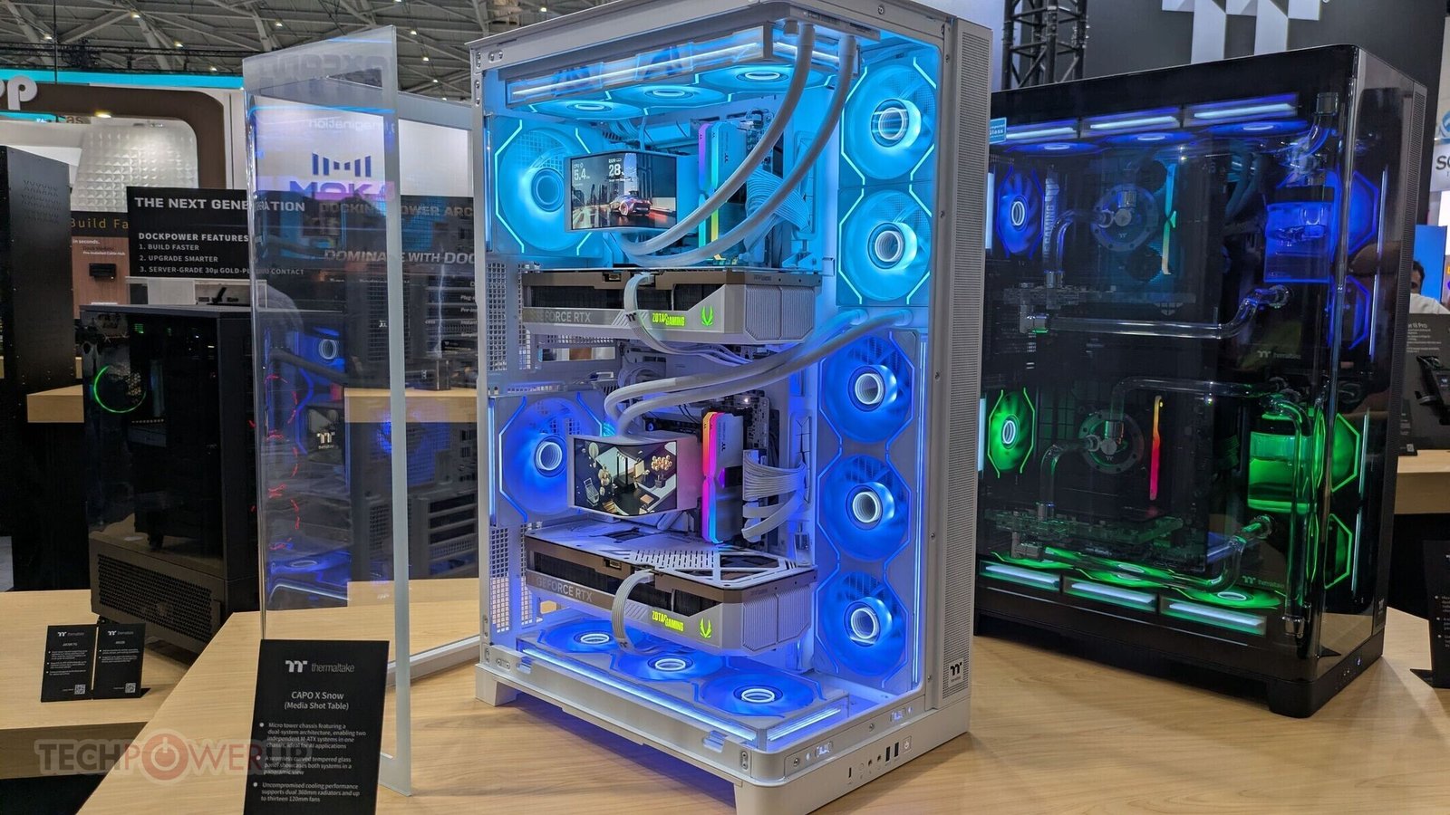 Thermaltake CAPO X is a Tall Tower Case with Room for Two MATX Systems