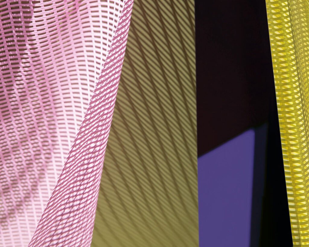 These Multitoned Grid Patterns Bring Depth to Drapes