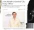 Collage-style graphic featuring three visual elements. On the left, a man dressed in white sits on a light-coloured sofa in a bright room with large windows and greenery visible outside. In the centre, a screenshot of a news article about Airbnb co-founder Joe Gebbia becoming America’s “Chief Design Officer,” including a red-carpet photo of him in a cream suit. On the right, a black-and-white image of a performer gesturing toward the camera. Torn-paper edges and blocks of orange, white, and turq