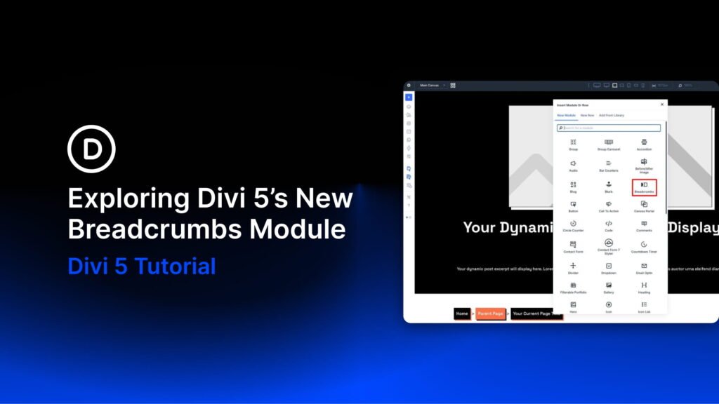 Exploring Divi 5’s New Breadcrumbs Module