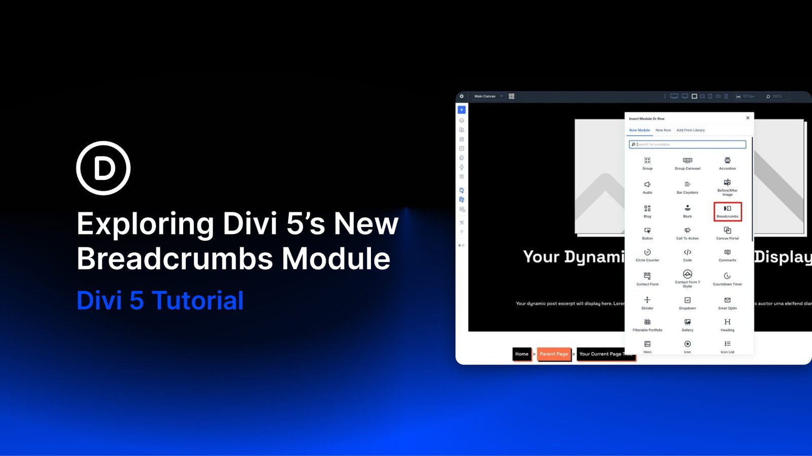 Exploring Divi 5’s New Breadcrumbs Module