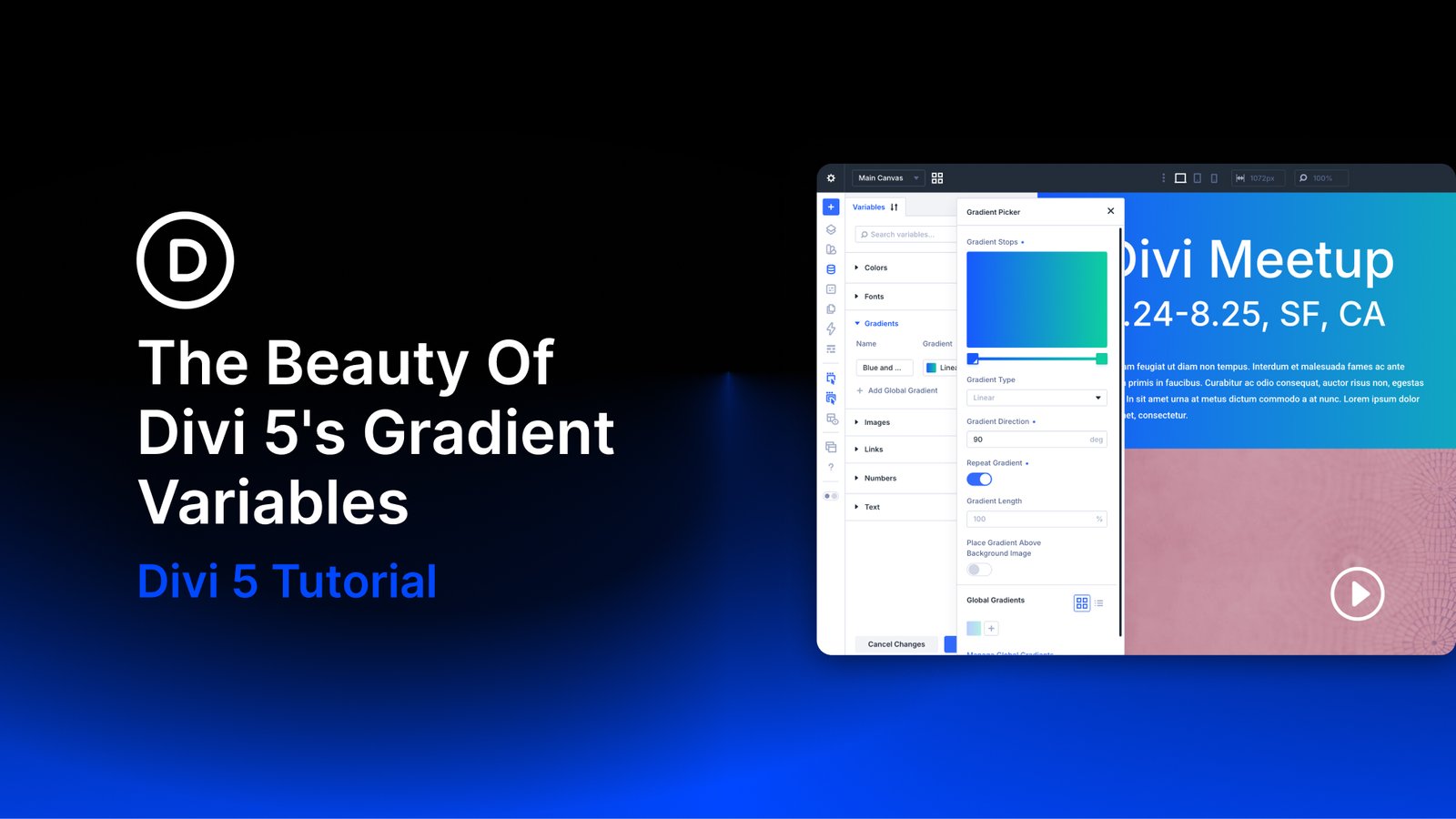 The Beauty Of Divi 5’s Gradient Variables