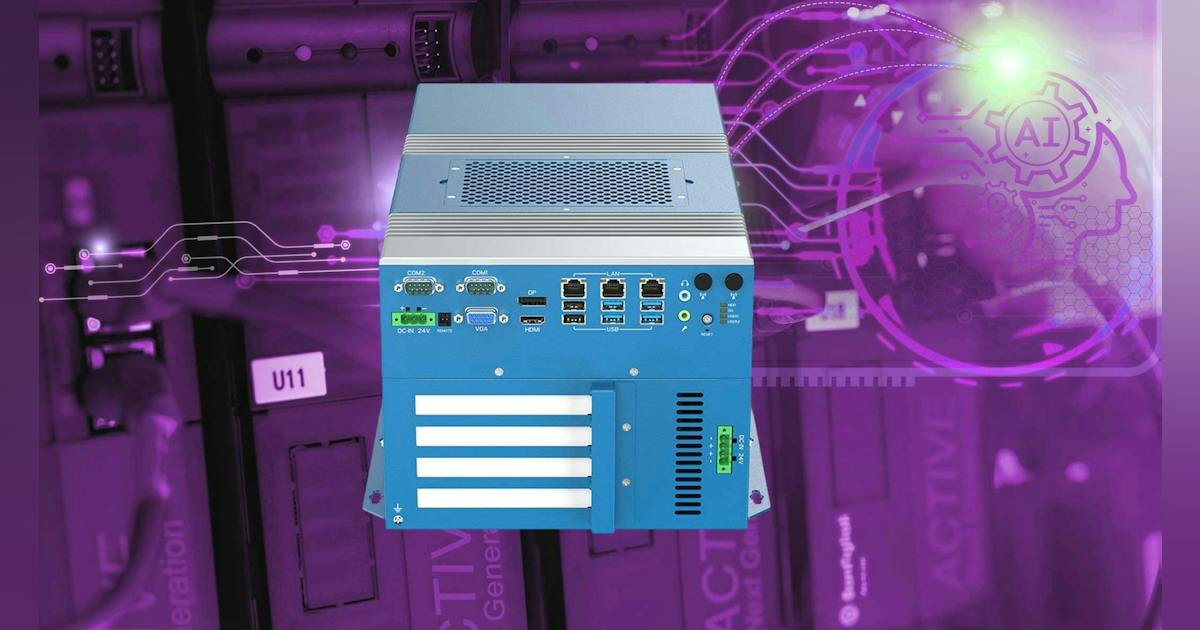 Darveen MIC-9X02GLF Industrial PC for Edge AI and Machine Vision