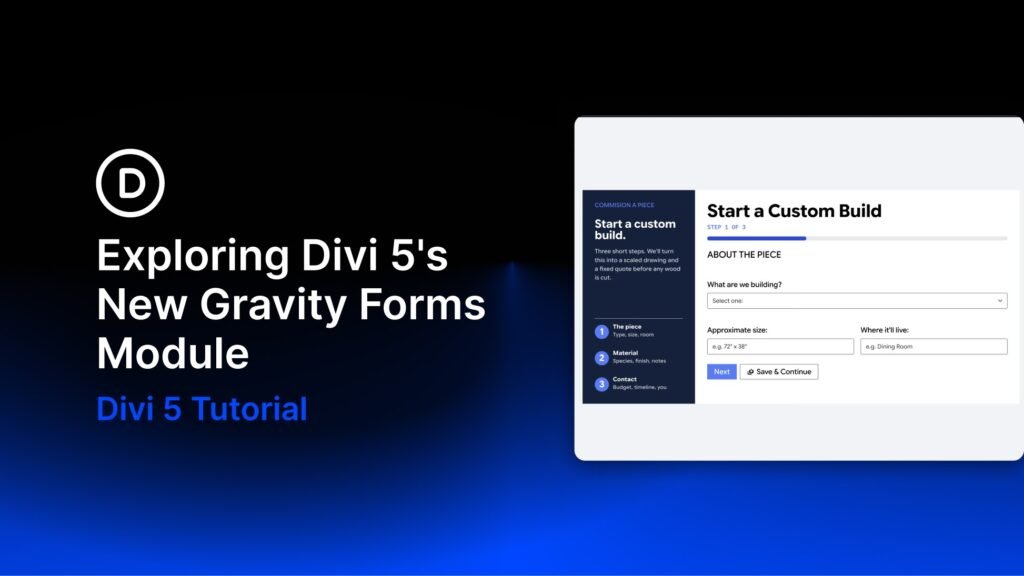 Exploring Divi 5’s New Gravity Forms Module