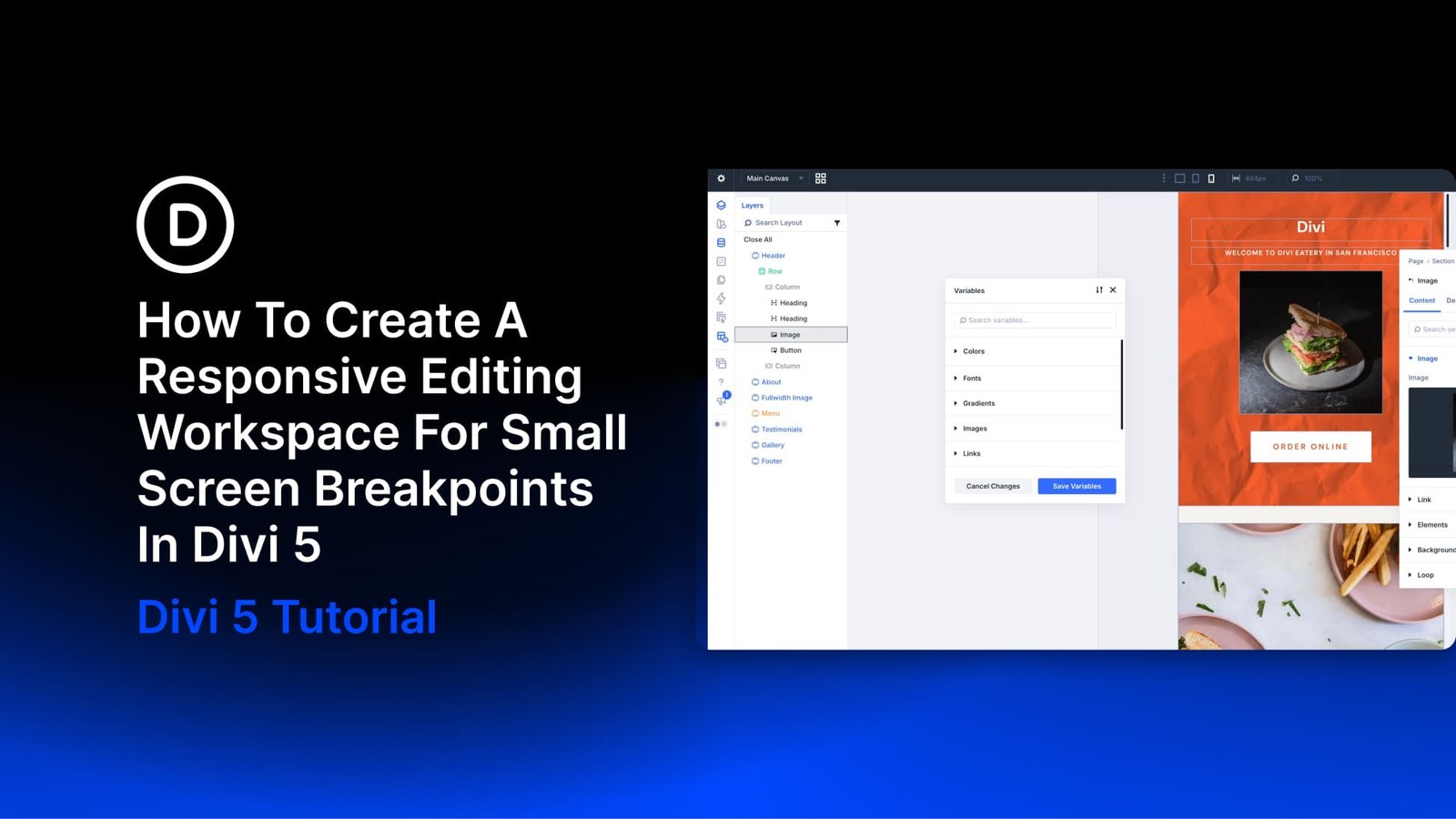 How To Create A Responsive Editing Workspace For Small Screen Breakpoints In Divi 5