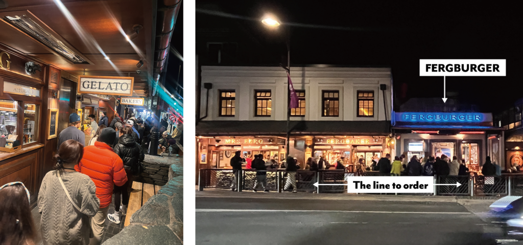 Is this the line for burgers?