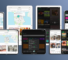 Adaptive app examples from Airbnb and Spotify across form factors