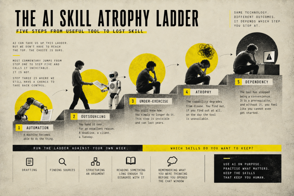 AI skill atrophy: Are we forgetting how to think?