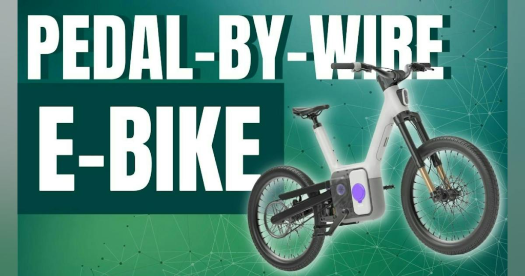 E-Bike Employs Pedal-by-Wire for a Better Ride