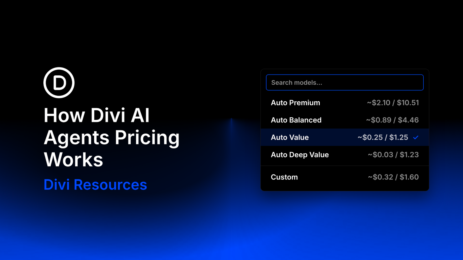 How Divi AI Agents Pricing Works (And Which Models Are Worthwhile)