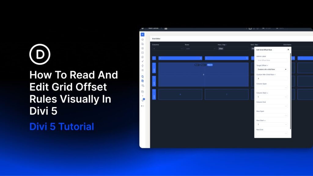 How To Read And Edit Grid Offset Rules Visually In Divi 5