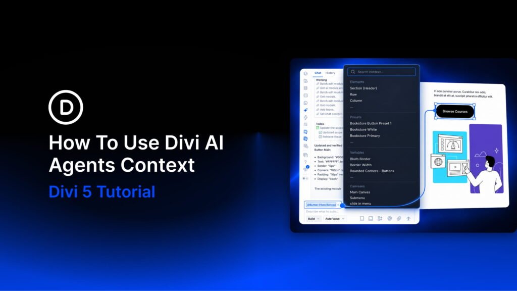 How To Use Divi AI Agents Context
